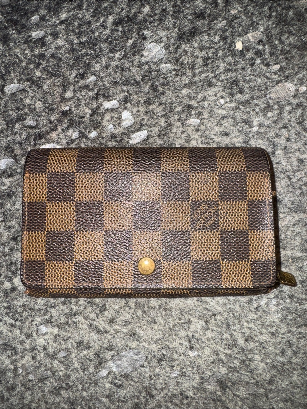 Louis Vuitton Damier Ebene Brown Wallet